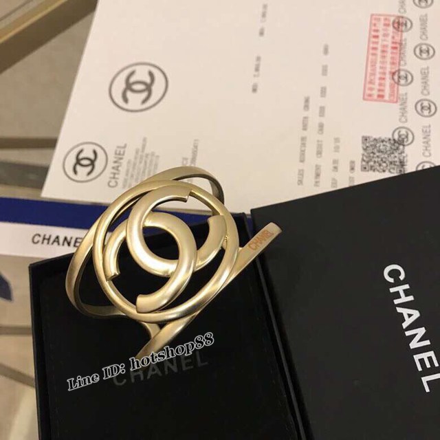 Chanel官網新款手鐲 香奈兒經典寬版手鐲 zgb2304